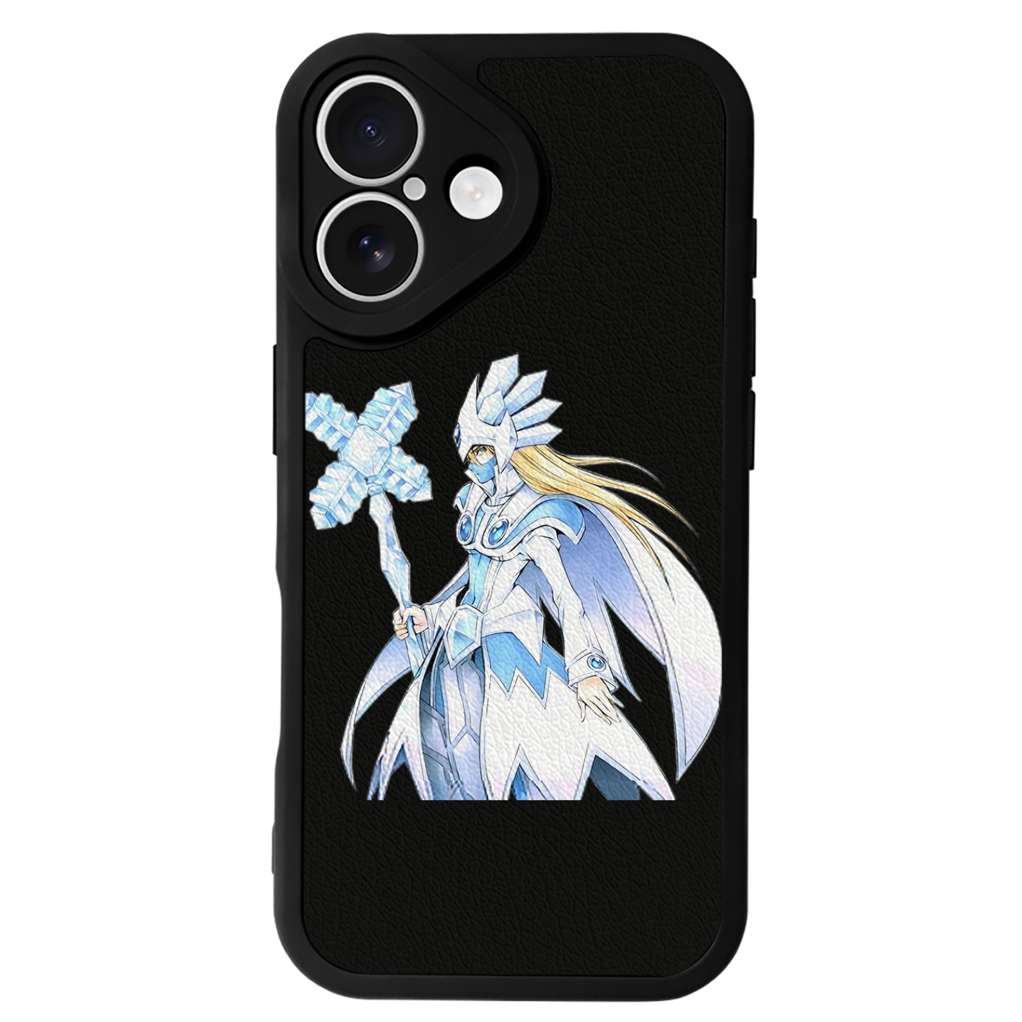 （画像用） 遊☆戯☆王 Yu-Gi-Oh! 【iPhone 16シリーズ対応】シリコンスマホケース（レザー調） 材質：シリコン